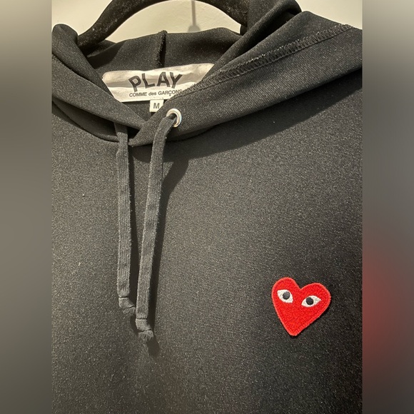 COMME DES GARÇONS PLAY Black Heart Hoodie - Picture 7 of 9
